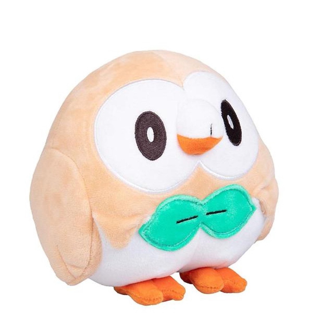 Thú Bông Pokemon Chim Cú Mèo Rowlet  xinh xắn dễ thương  hàng chính hãng pokemon mới 100%