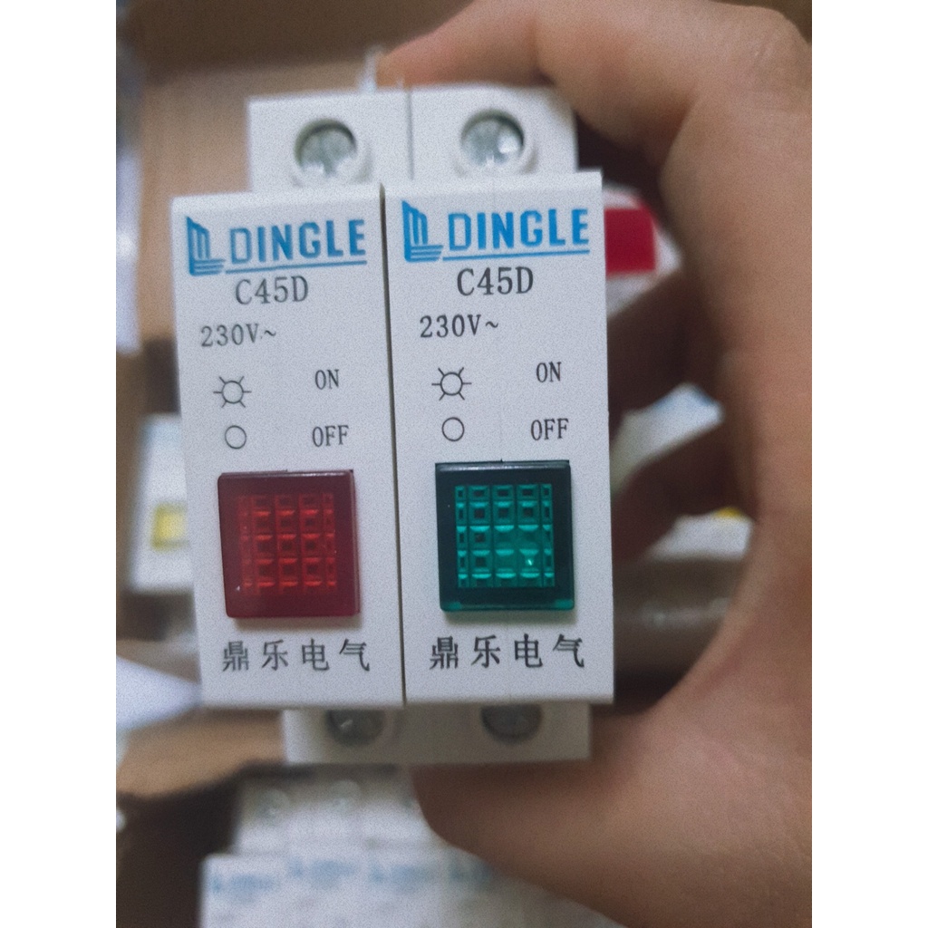 Đèn báo pha gắn rail 220V