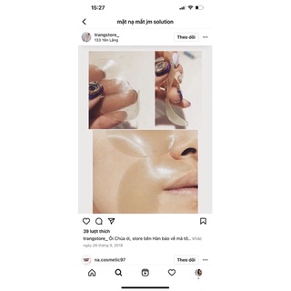 Mặt nạ mắt JM Solution Eye Patch Chính Hãng