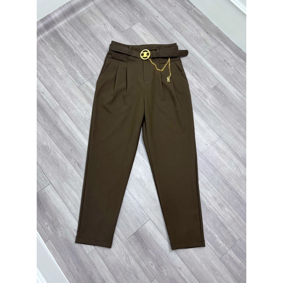 Hàng Quảng Châu cao cấp _ Quần Baggy công sở cạp chữ X