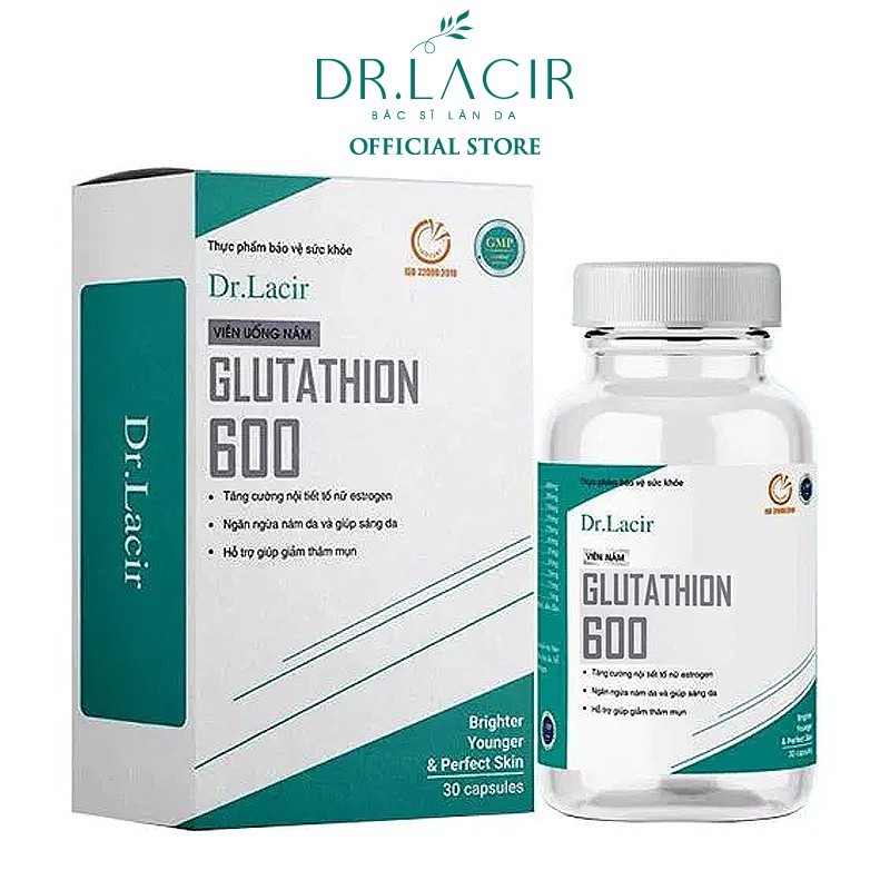 Viên Uống Trắng Da Ngừa Nám DR.LAICR GLUTATHIONE 600 DR22