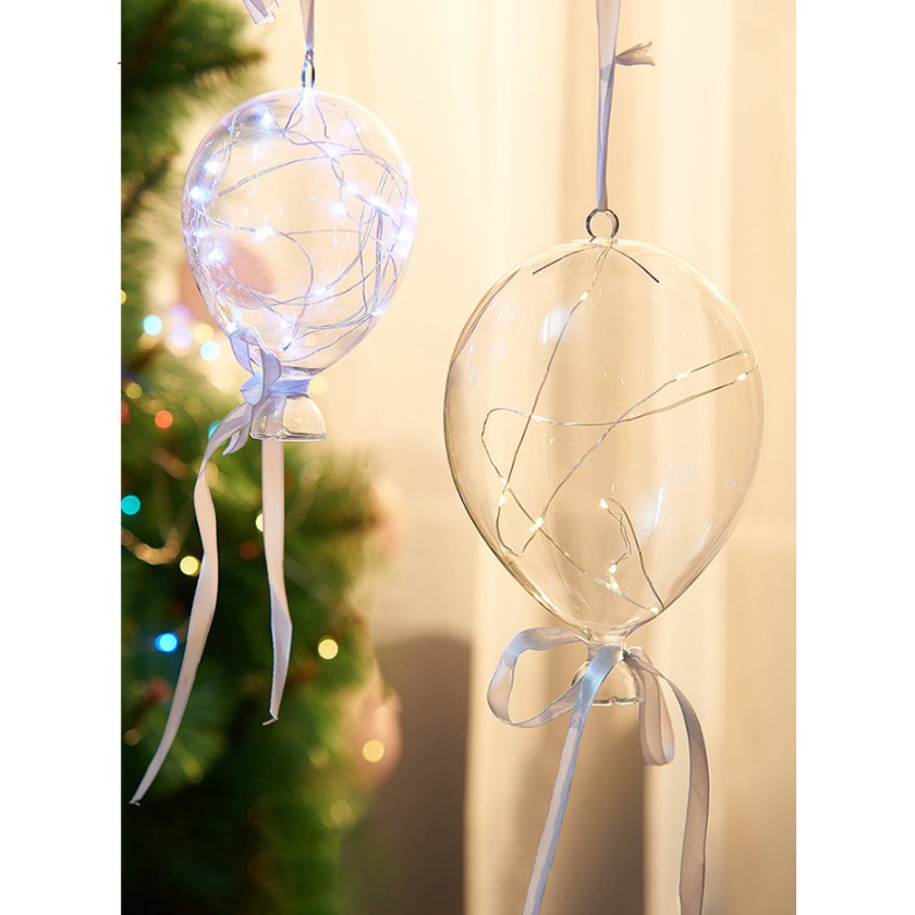 Đèn led trang trí hình bong bóng thủy tinh siêu xinh, decor cho các buổi tiệc, backgourp chụp hình- có kèm pin đèn