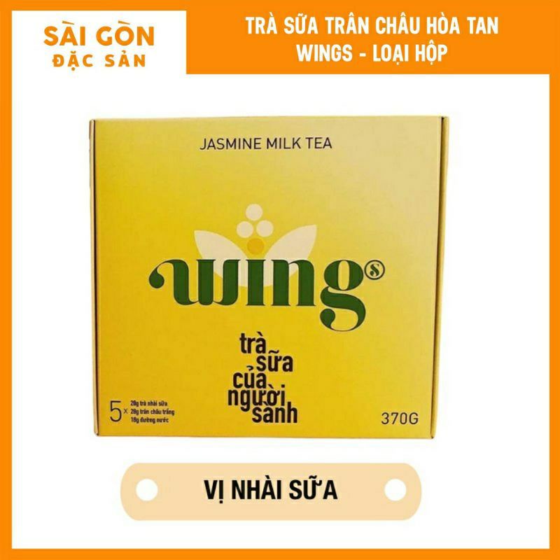 Trà Sữa Wings vị nhài.