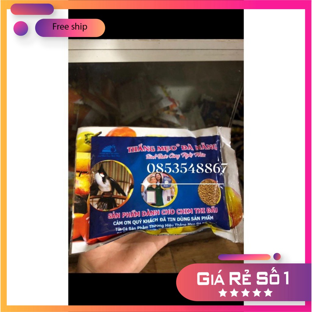 Cám Chào Mào Thắng Mẹo Đà Nẵng Dưỡng 200gr -  Cám Căng Lửa Thức Ăn Chim Cao Cấp.