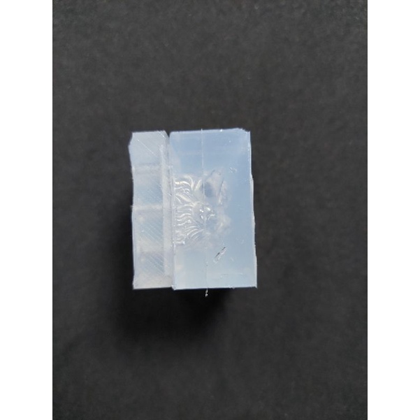 Khuôn keycap silicone  bò bull v2 trong suốt (bản chân steam chuẩn)