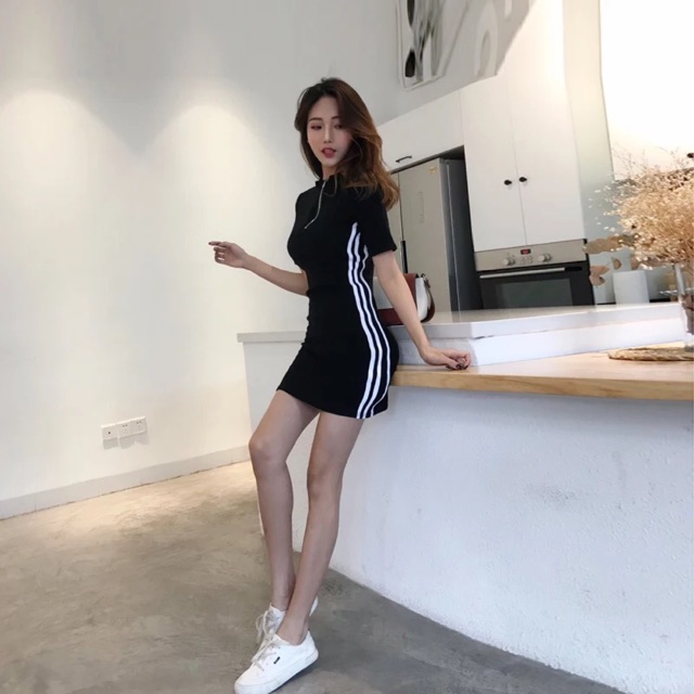 VÁY BODY SỌC CÁ TÍNH ( 1 sọc inbox trả giá 200k )