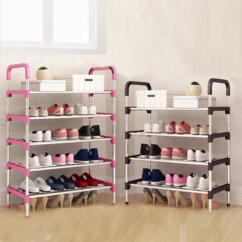 Kệ giày inox 5 tầng thông minh [ 60 x 30 x 95 cm ] chắc chắn