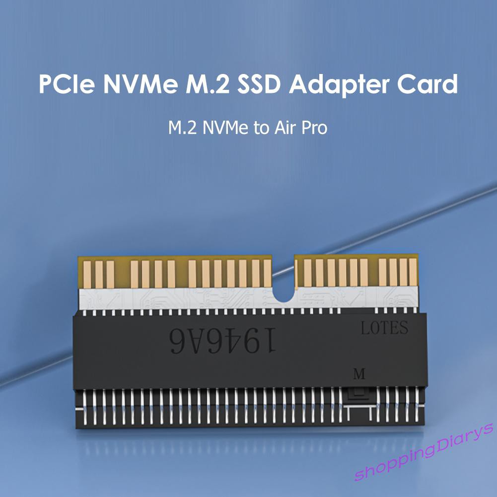 ✤Sh✤ M.2 NVMe PCIe SSD to Laptop Adapter for Apple Macbook Air Pro PCI-E x4 2280