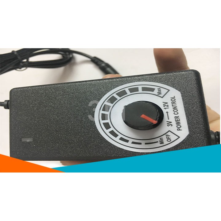 Adapter Điều Chỉnh Điện Áp 3-12VDC 2A (5.5x2.1)