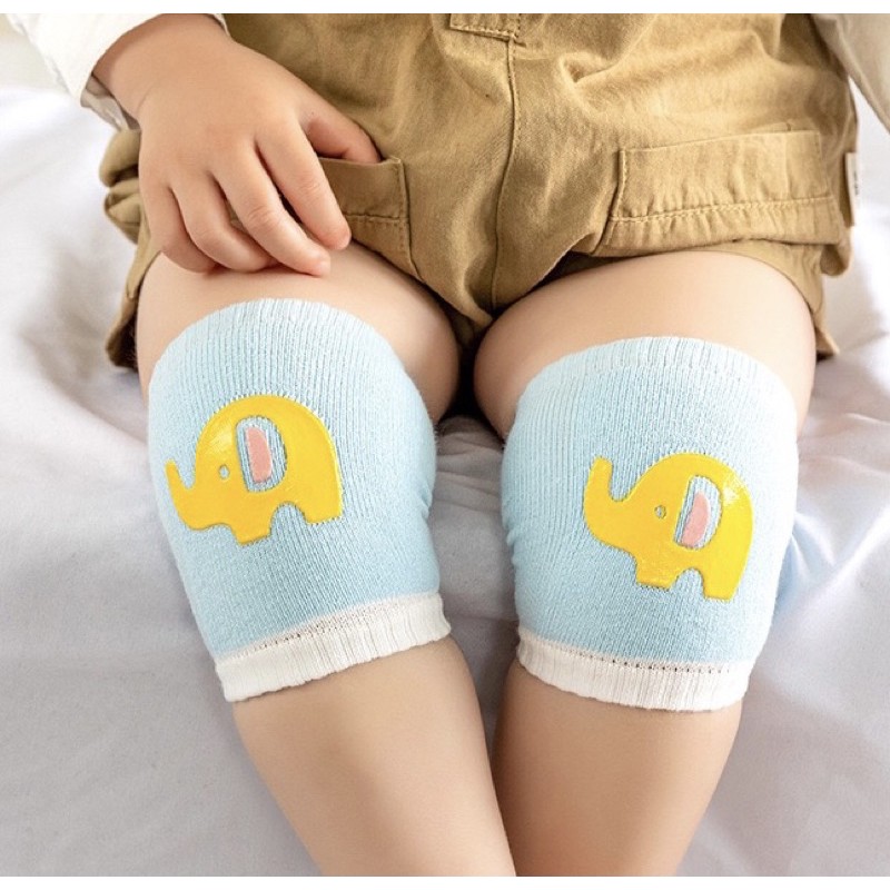 Tất bảo vệ đầu gối, tất tập bò cho bé hình thú ngộ nghĩnh, cotton mềm mại