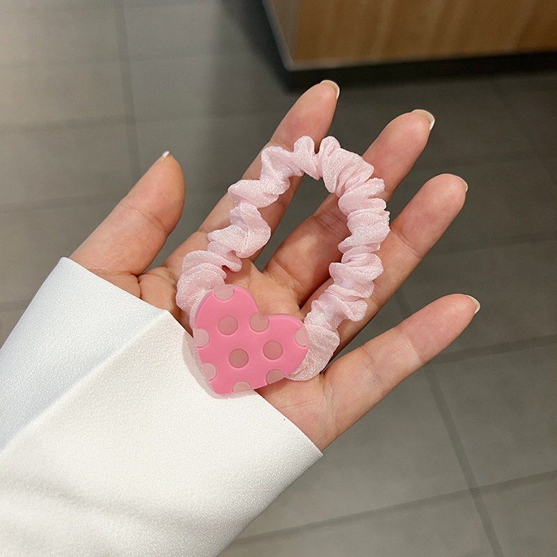 Dây Cột Tóc Nhỏ Nhắn Không Đau Phong Cách Hàn Quốc