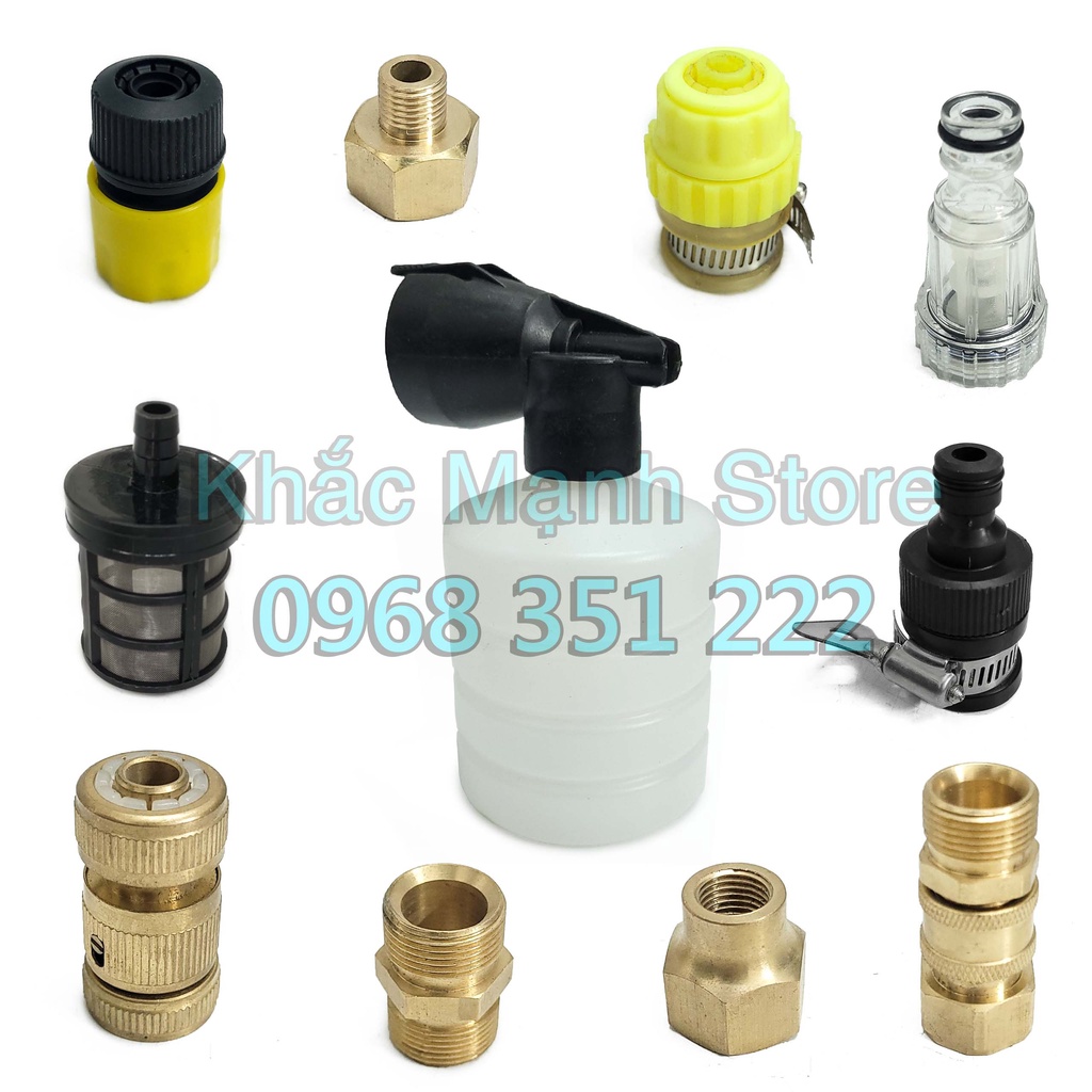 Khớp nối nhanh máy rửa xe, linh kiện máy rửa xe thông dụng