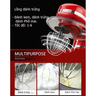 (Hàng có sẵn) Máy trộn bột và đánh trứng 4 lít BioloMix -Bảo hành 12 tháng