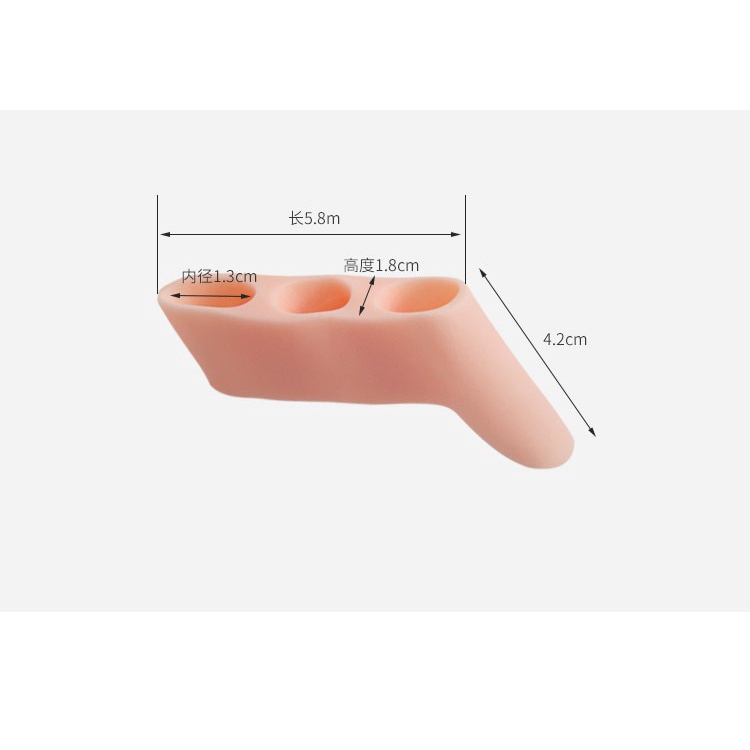 [Hàng mới về] Dụng cụ tách ngón chân bằng silicone tiện dụng
