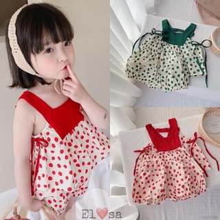Set bộ chấm bi phối ngực ES bé gái