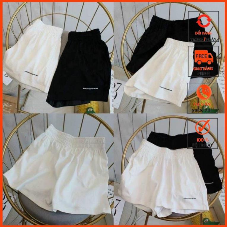[Hàng loại 1] Quần short unisex_quần short đũi chun thêu siêu Hot