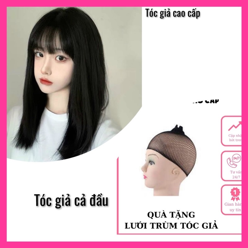 ♻️tóc giả cụp layer nguyên đầu FREESHIP ♻️