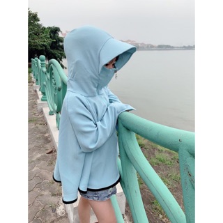 Áo chống nắng cánh dơi, mũ cứng siêu xinh cho bé trai, bé gái - ACNCD