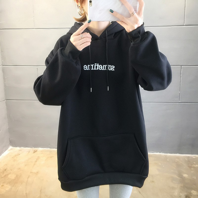 Áo hoodie nữ tai dài có túi áo có tai thỏ dài ulzzang ( 3 màu )