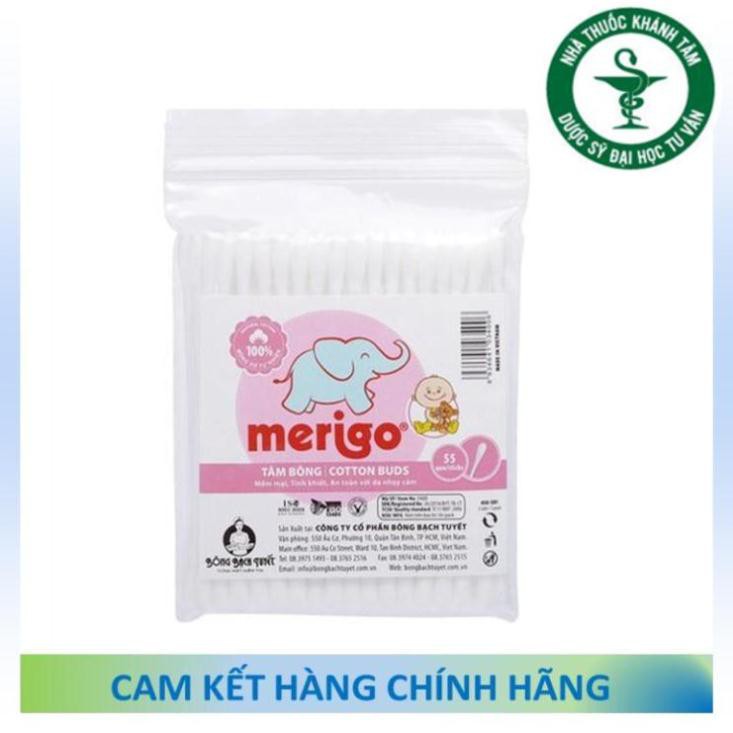 ! ! Tăm bông Meriday - Merigo - Bông Bạch Tuyết