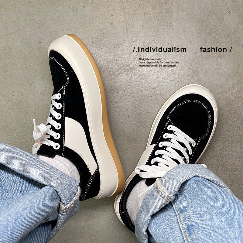 SẴN 1 VÀI SIZE] GIÀY THỂ THAO ĐẾ BẰNG UNISEX