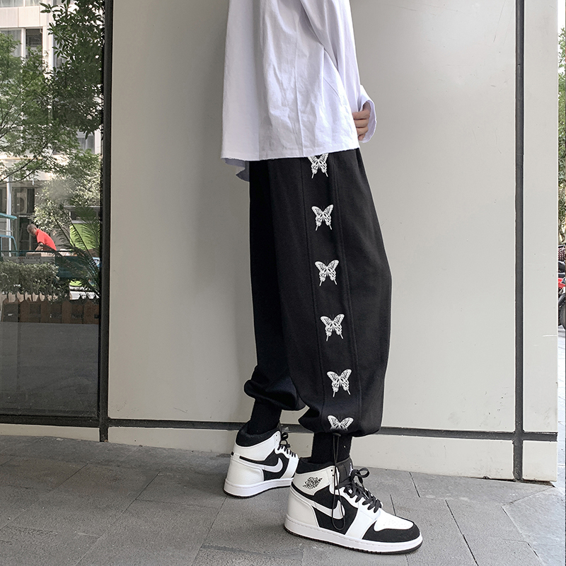 Quần Jogger Họa Tiết Bướm Thời Trang Unisex | BigBuy360 - bigbuy360.vn