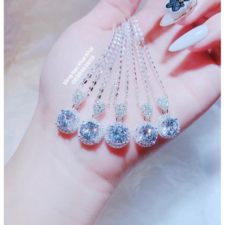 Dây chuyền nữ Bạc S925 tặng kèm hộp đựng - Vàng bạc Khải Khải