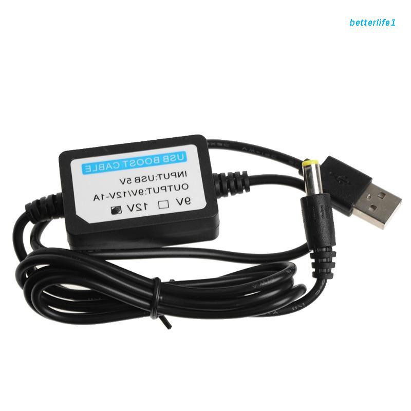 Giắc Cắm Chuyển Đổi Btm Usb 5v Sang 12v 5.5x2.1mm Hỗ Trợ Phát Wifi