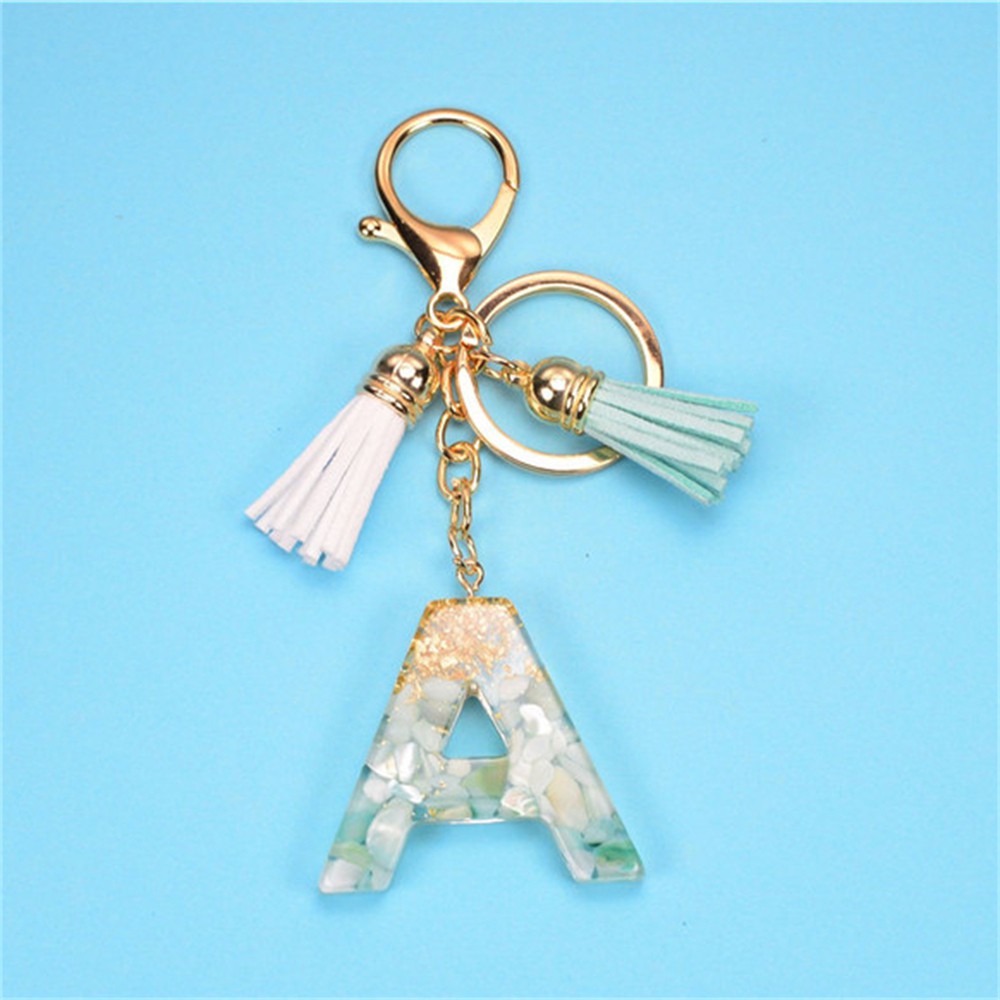 Mới Set 26 Mặt Trang Trí Móc Khóa Hình Chữ Cái Xinh Xắn