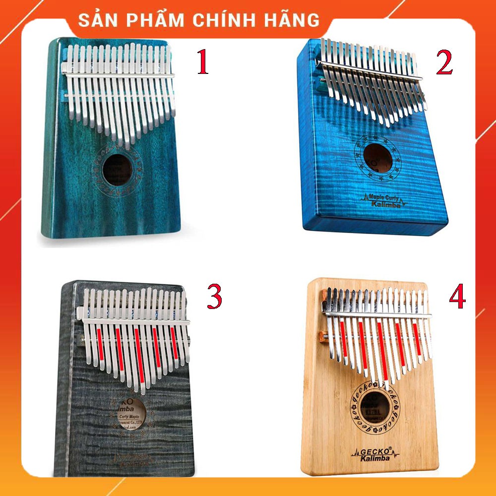 Tuyển Chọn Đàn Kalimba Gecko 17 Phím MC+Kèm 5 Phụ Kiện