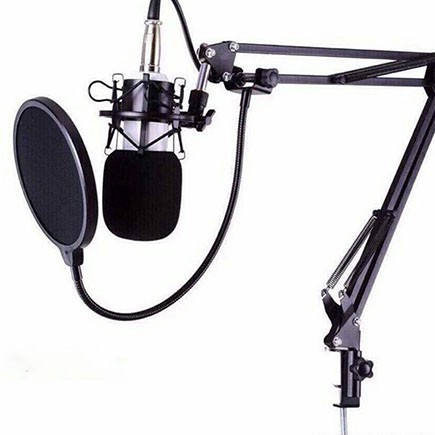 Chân đế kẹp mic thu âm hợp kim chất lượng được tất cả các micro hiện nay