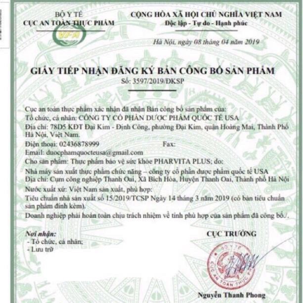 Pharvita Plus Bổ Sung Vitamin Và Khoáng Chất 60v | BigBuy360 - bigbuy360.vn