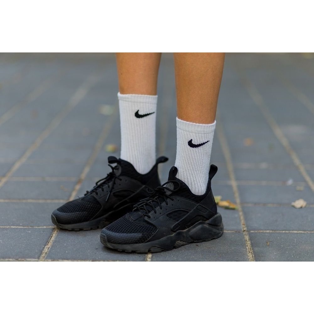 Tất Nike Cổ Cao Nam Nữ Thể Thao, Tất Nam Cổ Cao Chất Liệu Dệt Kim Cao Cấp Phong Cách Hàn Quốc_GREENSTORE_