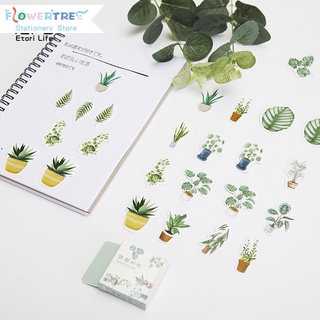 Flowertree 46 Miếng Dán Trang Trí Sổ Tay