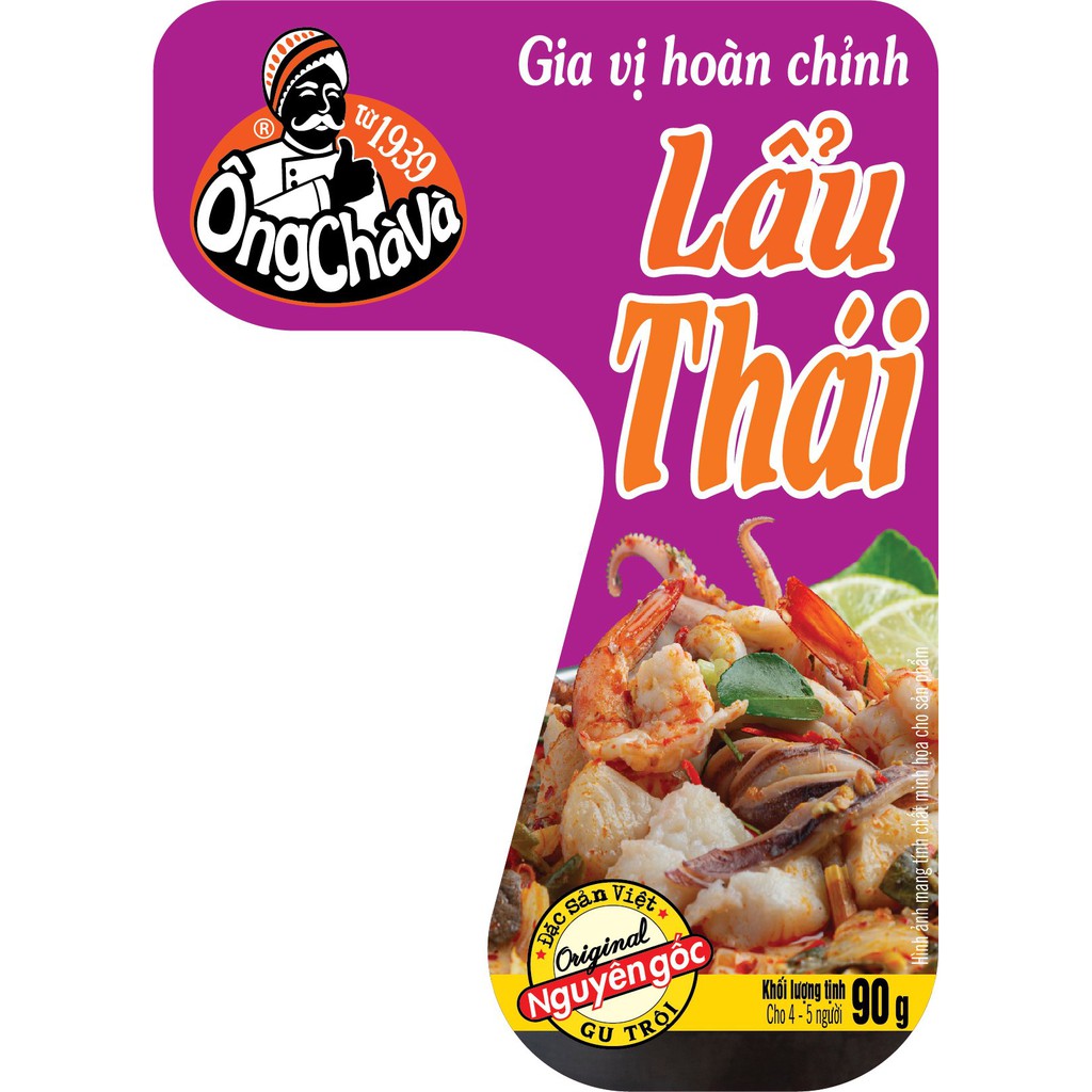 Gia vị lẩu thái Ông Chà Và 90g