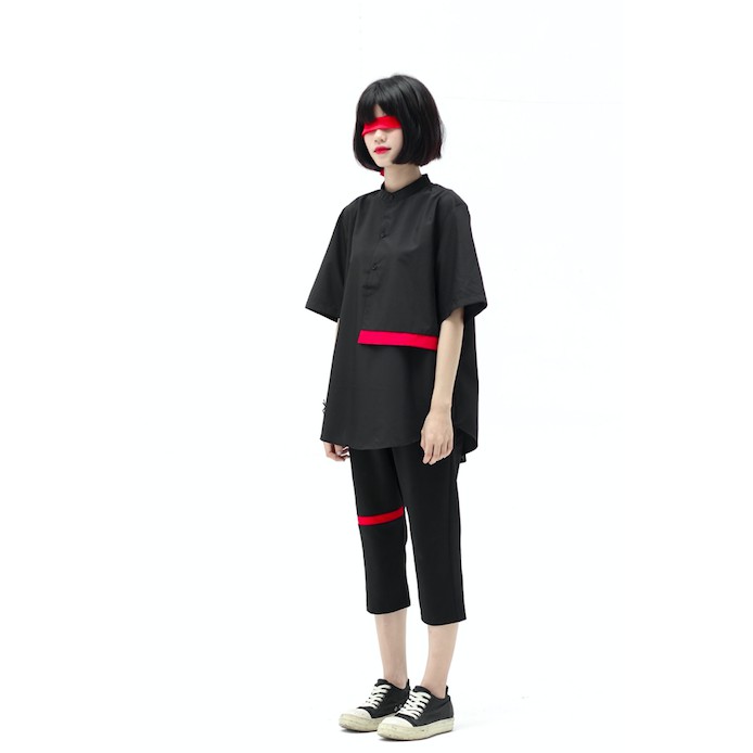 Áo sơ mi tay ngắn TSUKI SHIRT (Đen) - ZUNEZX | BigBuy360 - bigbuy360.vn