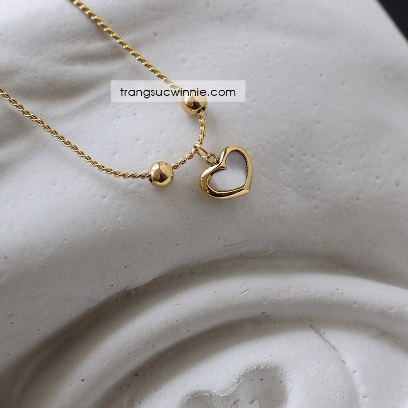 Lắc tay nữ titan Nacre heart