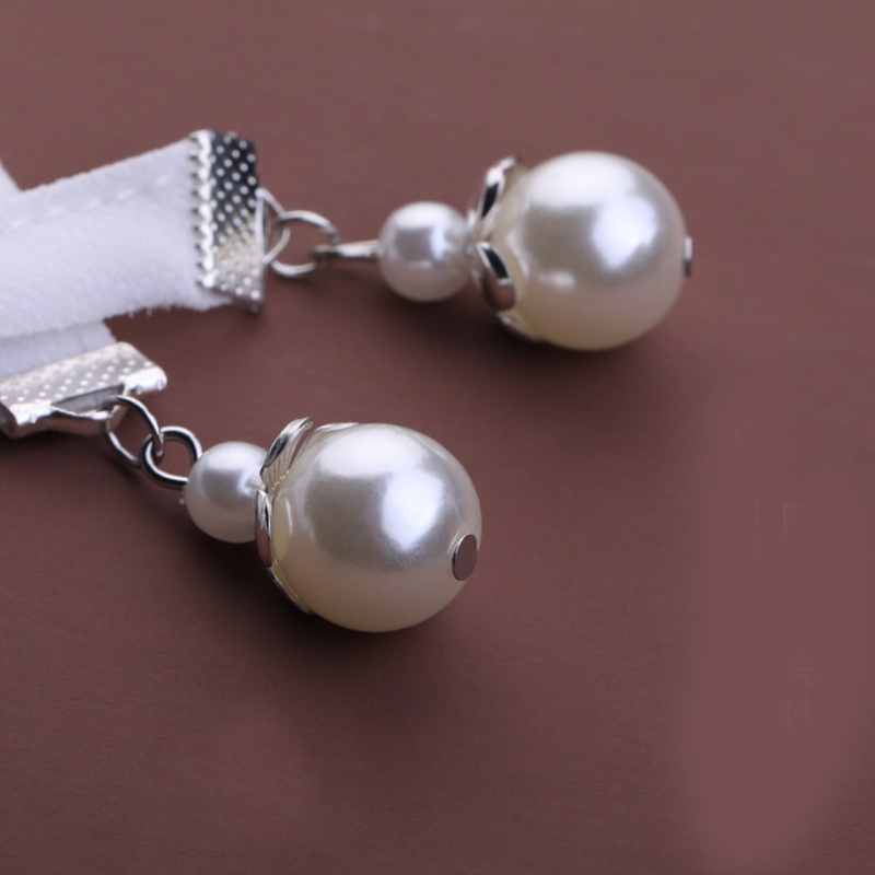 Vòng Cổ Tua Rua Đính Ngọc Trai Giả Phong Cách Vintage