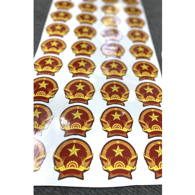 Tem Quốc Huy ( tem Đảng ) ( giá 1 bảng )