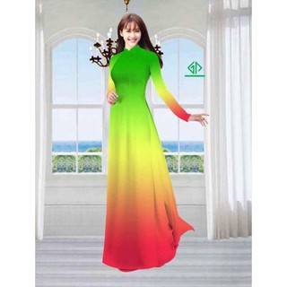 Vải áo dài ombre