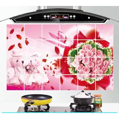 Decal dán bếp 60x90cm tráng nhôm - GIAO NGẪU NHIÊN