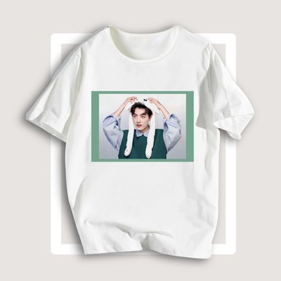 Áo thun nam nữ Tiêu Chiến - Vương Nhất Bác cổ tròn form rộng cá tính dành cho nam nữ- Shop áo thần tượng giá rẻ