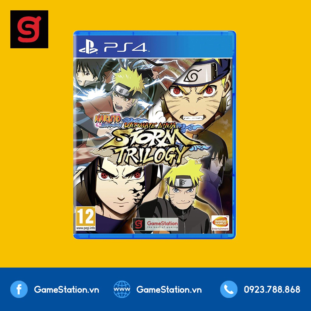 Đĩa Game PS4 - Naruto Shippuden: Ultimate Ninja Storm Trilogy - hệ EU