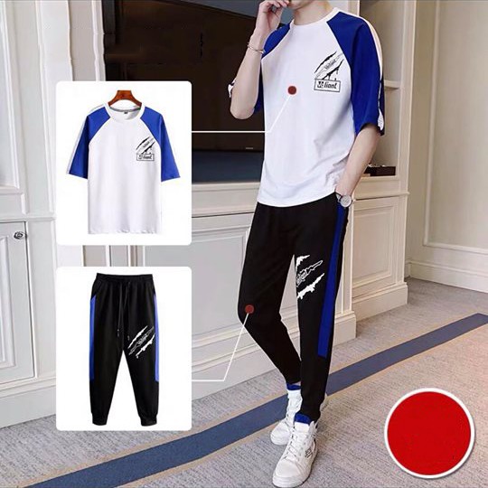 Bộ Quần Áo Thun Nam Thể Thao Ngắn Tay Kết Hợp Quần Dài Họa Tiết Vết Cào Cá Tính SEPTEMBERGIRL1989 SET NAM 90000109 | BigBuy360 - bigbuy360.vn