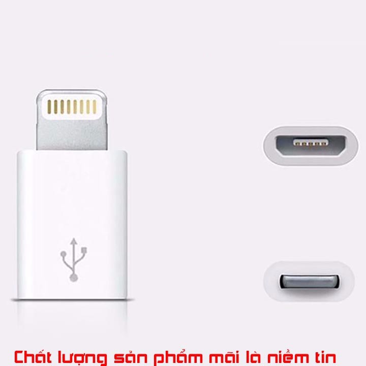 Đầu chuyển từ android micro USB sang lightning ios F245SP2