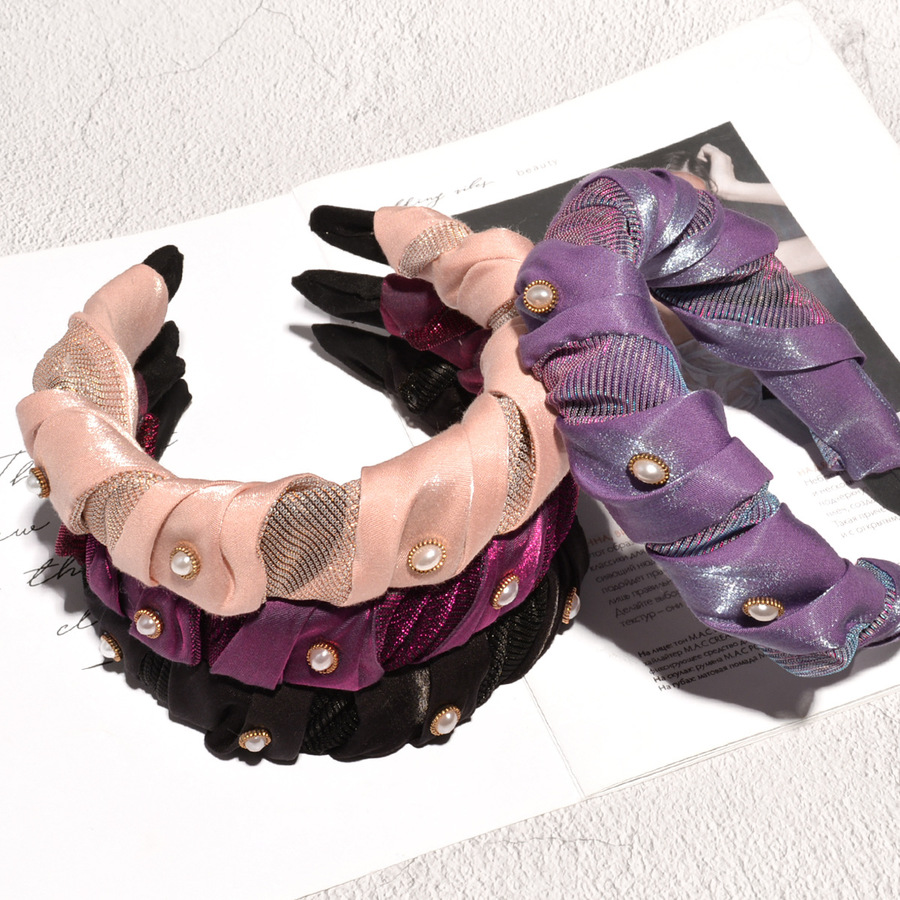 Băng Đô Đính Ngọc Trai Phong Cách Hàn Quốc Dành Cho Nữ