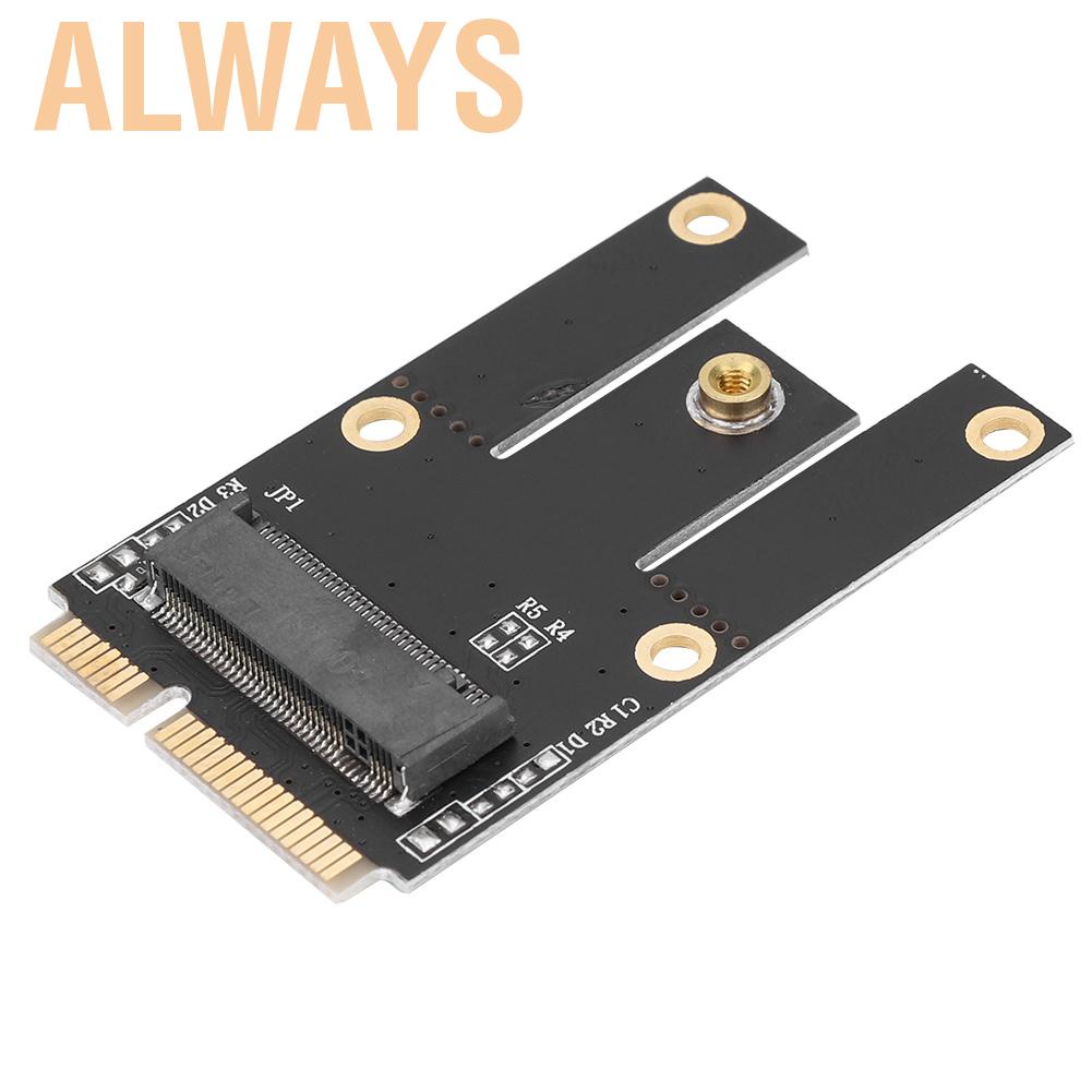 Card chuyển đổi Mini adapter NGFF sang 2 Wifi không dây PCI-E Bluetooth cho Notebook