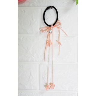 Cột tóc handmade AP hoa rơi dễ thương