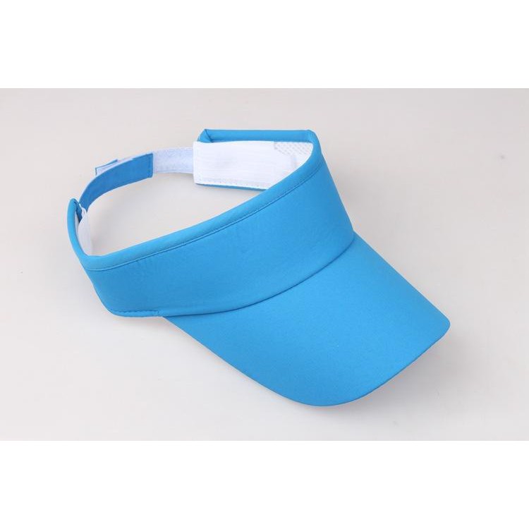 HCM- Nón Nửa đầu - MÀU XANH - Nón kết không nóc / nón tennis / Mũ vải chống nắng nam nữ