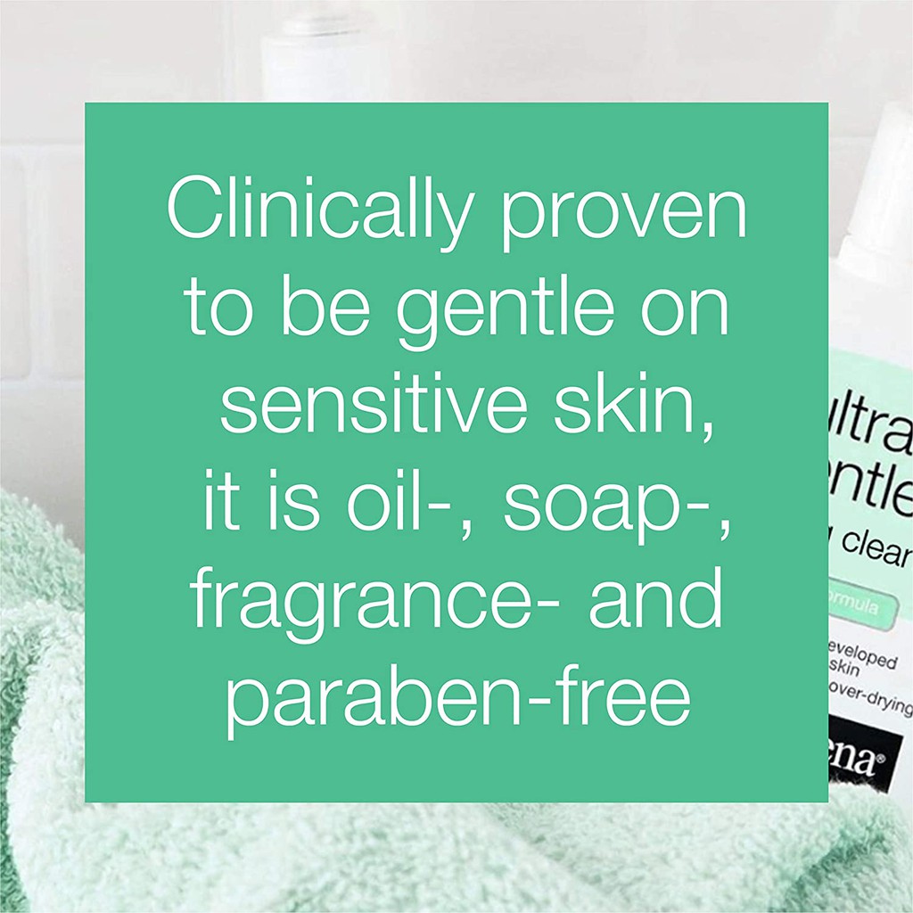 Sữa rửa mặt cho da khô, nhạy cảm Neutrogena Ultra Gentle Hydrating Daily Cleanser Creamy Formula 354ml